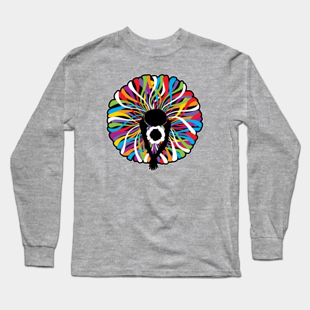 Tutu Elegant (Vibrant) Long Sleeve T-Shirt by eBrushDesign